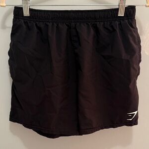 Gymshark 5” Inseam Black Athletic Shorts for Men
